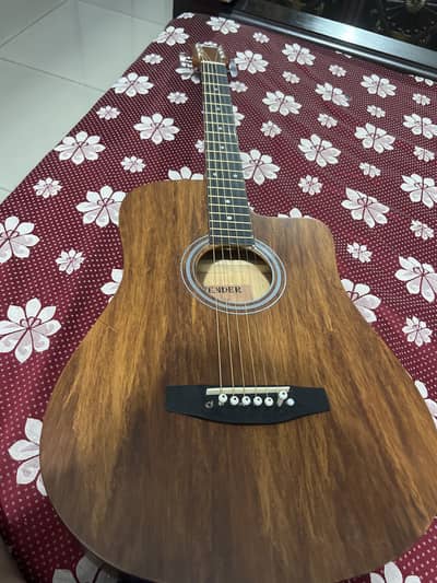 Wooden Fender company new guitar