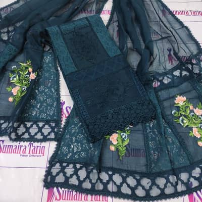 three piece party wear suit