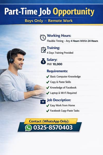 Part-Time Work From Home Job