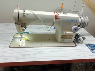 Juki DDL-8700 Body punch with new sewing table and new servo motor