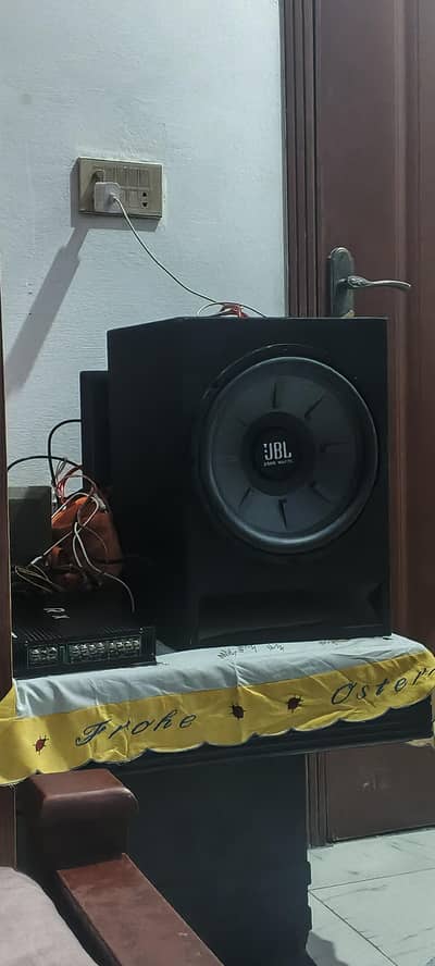 JBL subwoofer 12 inch with amplifier