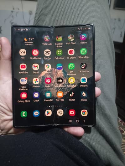 samsung fold 2 12/256 for sale exchange with bike  125