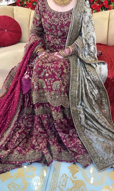 Brand new One time used dress from zarri palace