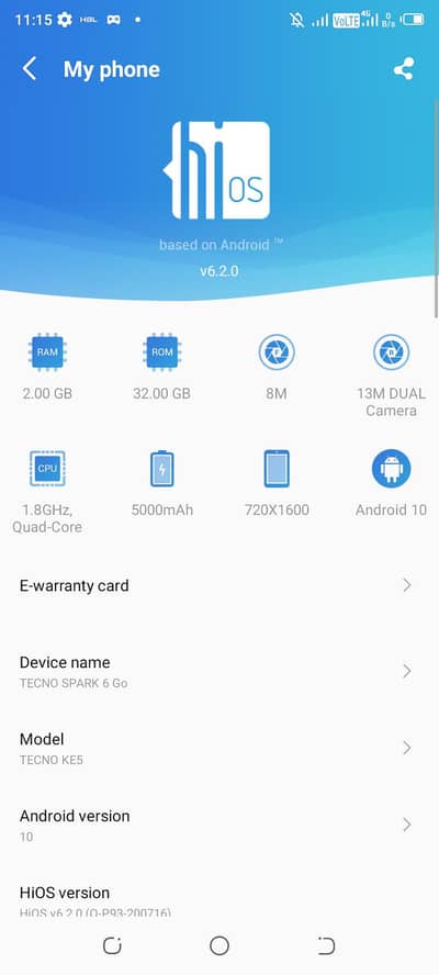 techno spark 6 go 2 32