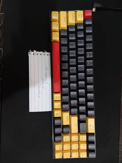 RED DRAGON K688RGB RED SWITCHES HOT SWAPABLE