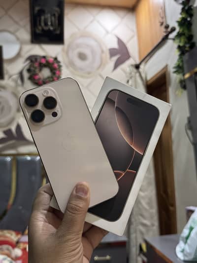 iPhone 16 Pro – desert Titanium  256 Gb (with box)