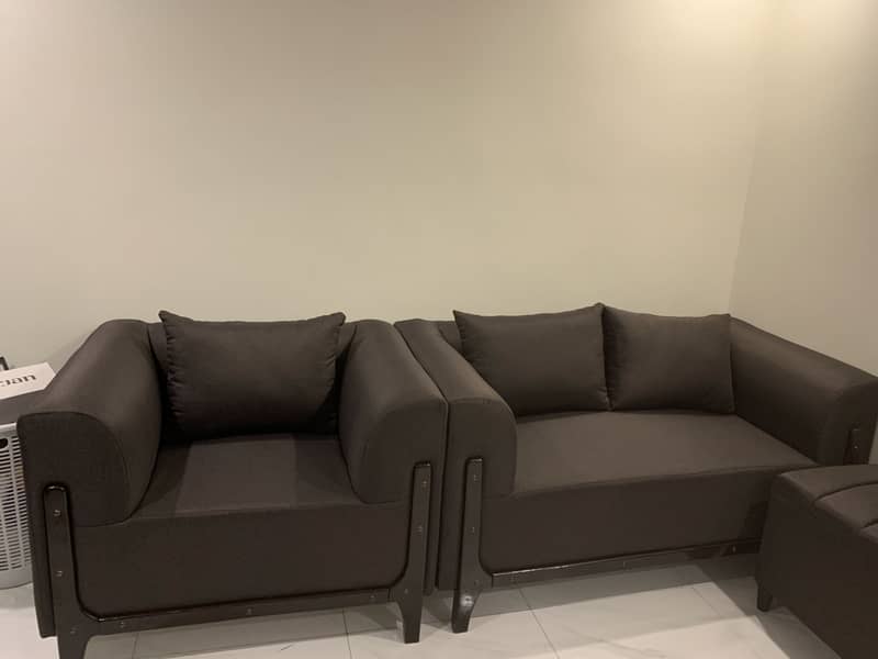 Jute sofa set 1