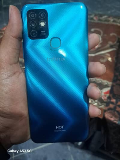 infinix hot 10 6gp raam 128 gp memry