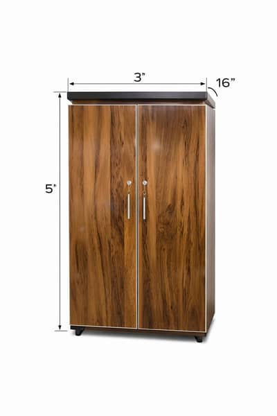 Premium Wooden Wardrobe / Cupboard – 2 Door | Strong & Stylish