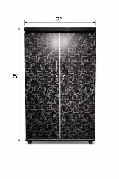 Premium Wooden Wardrobe / Cupboard – 2 Door | Strong & Stylish