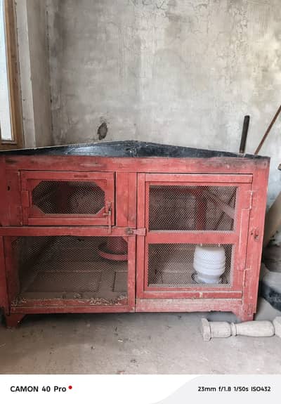 Cage for Sale kel wood made 45*45 size
