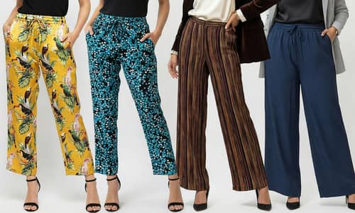 Plazos for Women - Ladies trousers - Western Tops & Branded Outfits