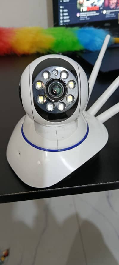 V380 3 Antena 1080p 360° Wifi CCTV Camera