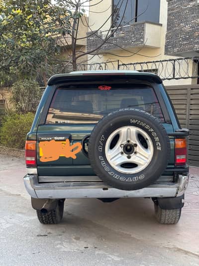 Toyota Hilux Surf SSR-X with 1kz turbo diesel engine