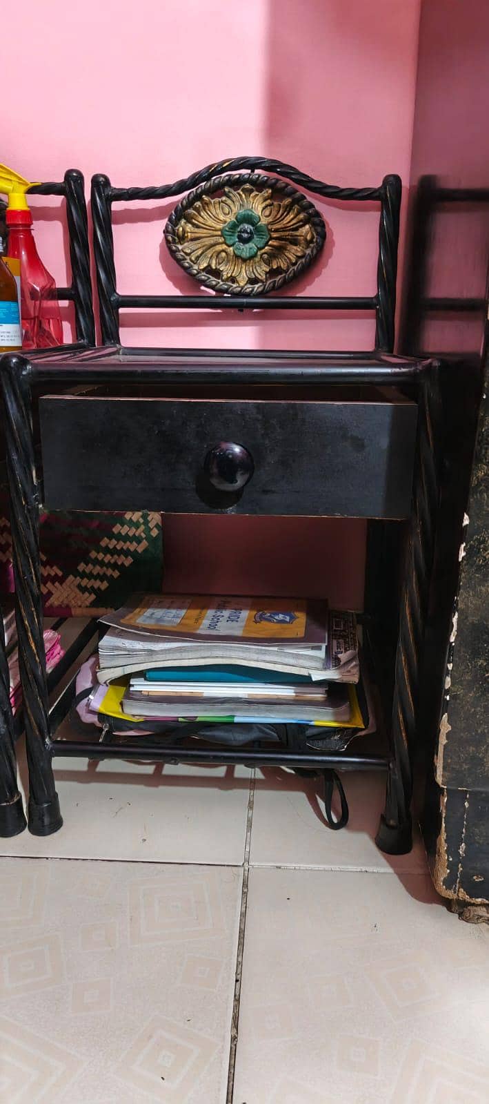 dressing table iron  and side table 9