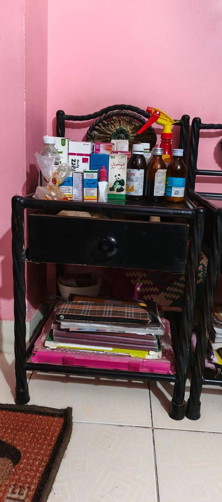 dressing table iron  and side table 10