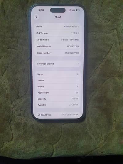 Iphone 14 pro max approved