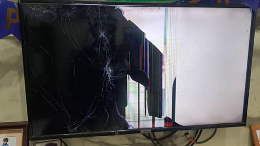 40 inch tcl led tv s6500 pannel break