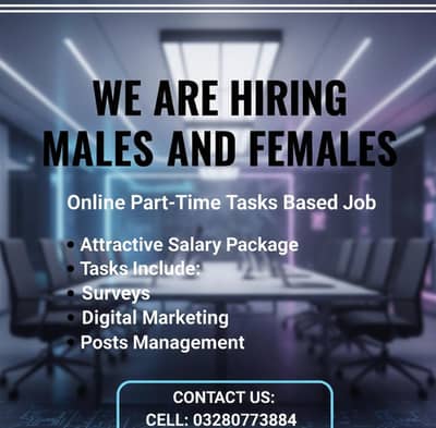 Online Part Time Task Based - Details in Description