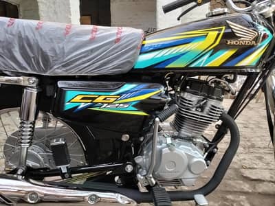 Honda CG125 Black brand new zero meter
