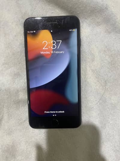 I phone 7 plus PTA approved colour: (jet black) storage: (128 gb)