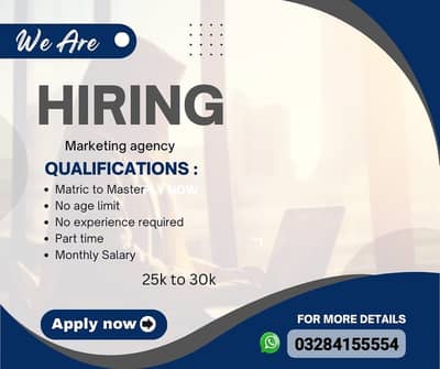 Part time, full time , home base job