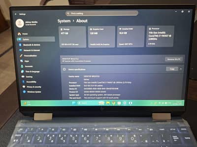 HP Spectre 13 x360 i7 11th Gen