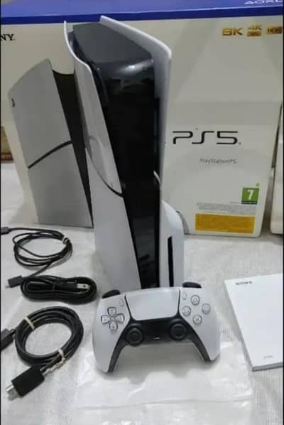 PS5 SLIM DISC EDITION USA WITH PS PLUS PREMIUM SUBSCRIPTION