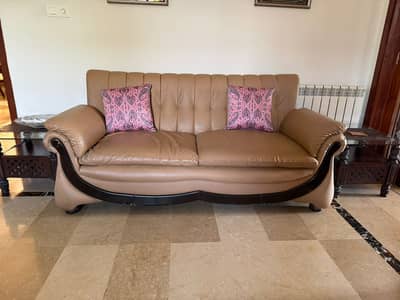 5 seater leatherette Sofa for Sale