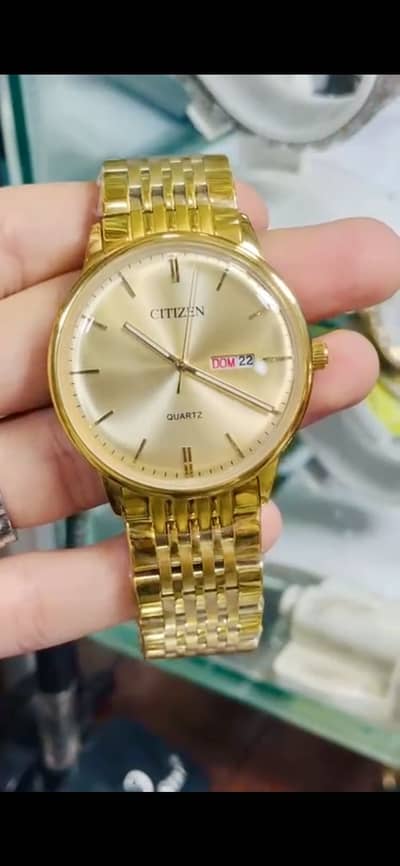 Citizen Gold Edition Watch - Day & Date Working - Brand New Condition