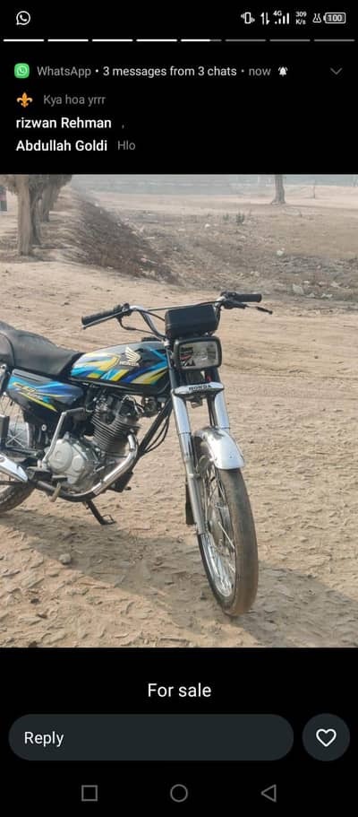 All documents clear 2018 model honda 125