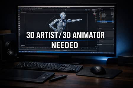 Hiring: 3D Artist / 3D Animator (Blender)