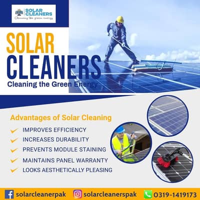 Solar Cleaner Job