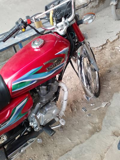 United 125 model 2025 New bike for urgent sale 03273606271 