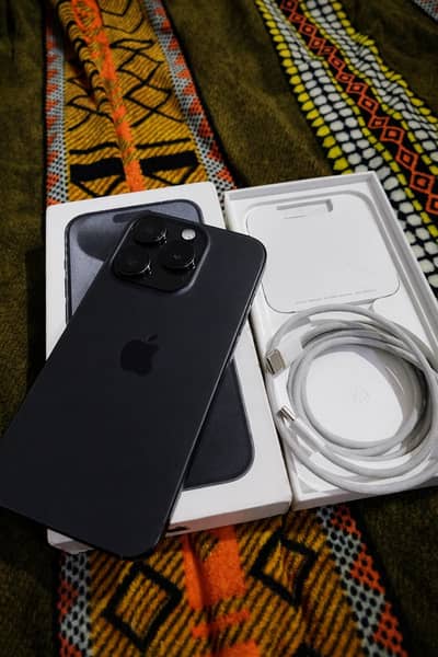 Iphone 15Pro Jv Black Titanium 10/10 Condition. .