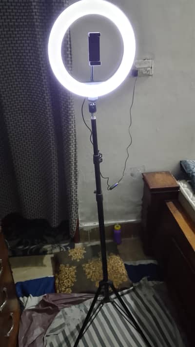 For Sale ring light with stand complete new