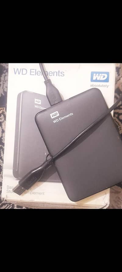 WD Elements 500GB external Portable hard drive