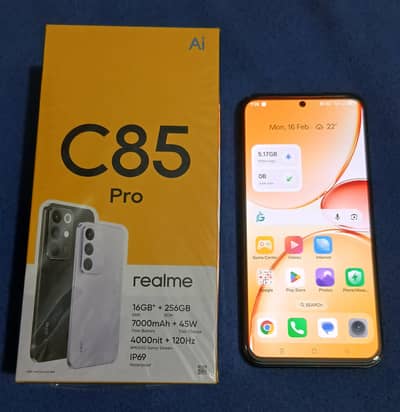 Realme C85 Pro 8/256  with box and charger