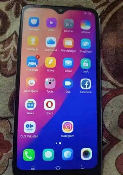 Vivo y91d 2/32 with charger cable