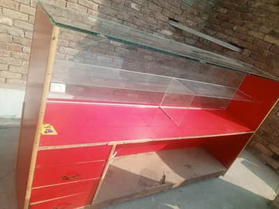 Glass counter for sale