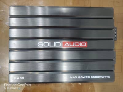 Solid Audio SA59 4 Channel High Power 6500 Watt Amplifier