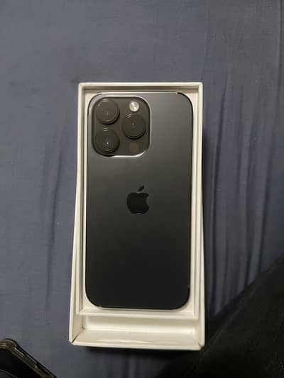 iPhone 14 pro 128gb with box factory unlock with sim time