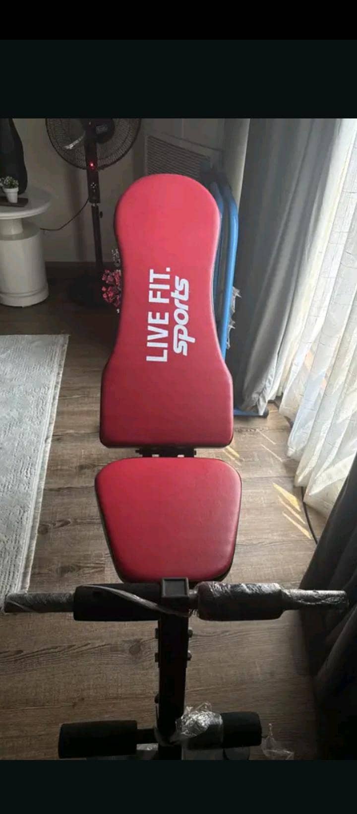 dumbbells+ multiple bench + weights 1