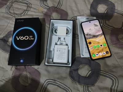 vivo v 60 lite 5G 12 +256  pak assaries