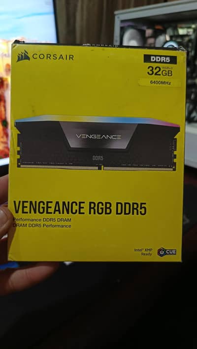 Corsair vengeance rgb 32gb 6400mhz ddr5 ram new