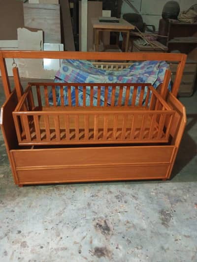 Baby cot and swing