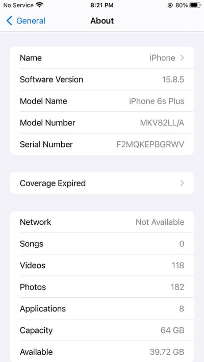 iPhone 6splus for sale