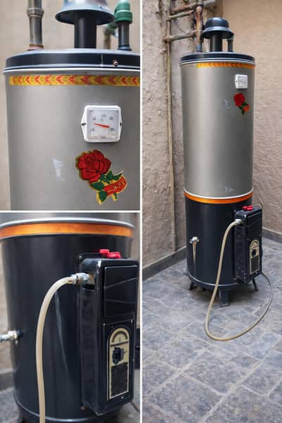35 litres capacity gas & electric geyser, water geyser