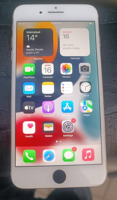 Iphone 7 plus 128GB PTA official approved 0334-2487458