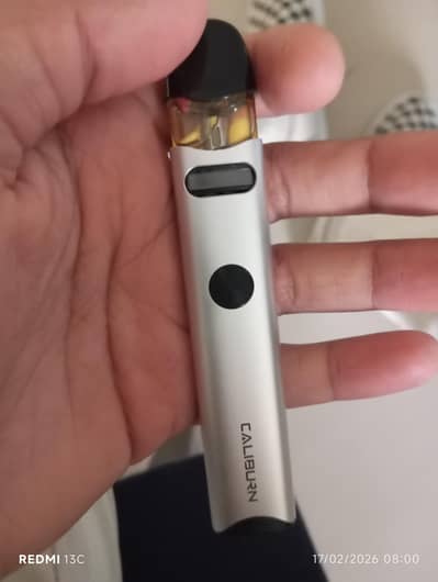 caliburn uwell a3 pod new with   2 coils 1 used